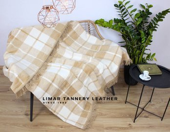 Koc bawełniany z frędzlami 1012-1