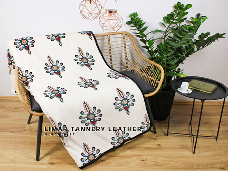 Koc wełniany z polarem