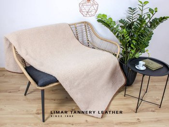 Koc wełniany TAMBLER BEIGE