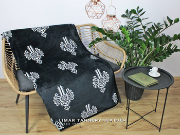 Koc wełniany z polarem