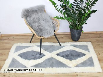 Dywan ze skór owczych