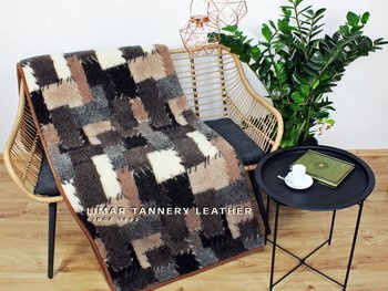 Koc wełniany PATCHWORK