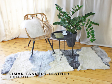 Dywan ze skór owczych 022d