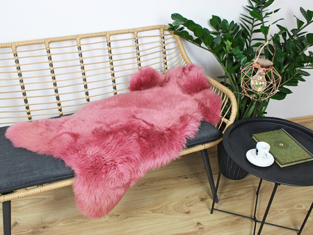 Skóra owcza MALINOWY RÓŻ 101