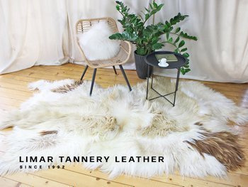 Dywan ze skór owczych 027d