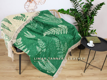 Koc bawełniany z frędzlami 1393-2