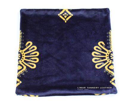 Poszewka minky-polar Beżowa parzenica na granatowym tle