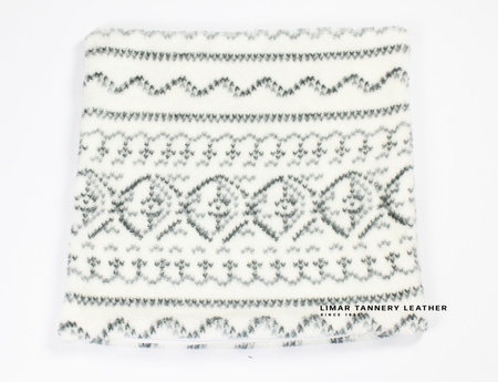 Poszewka minky-polar sweterek szary