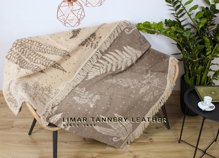 Koc bawełniany z frędzlami 1393-1