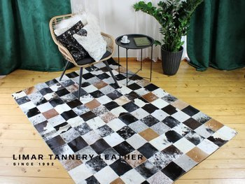 Dywan ze skór bydlęcych 010d