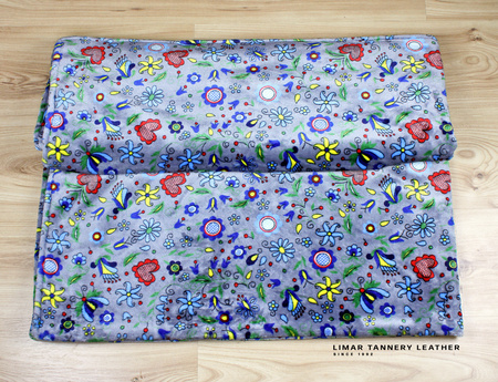 Koc MINKY POLAR szara łączka 150x200cm