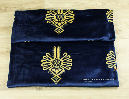 Koc MINKY POLAR parzenica beżowa na granacie