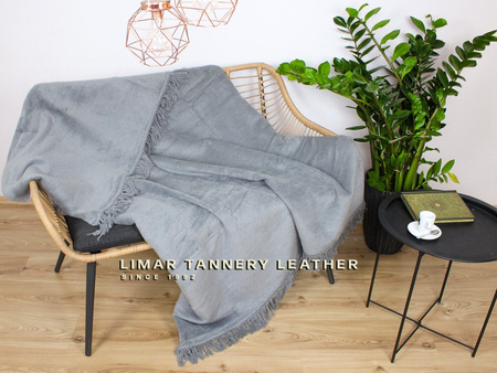 Koc bawełniany z frędzlami 0293-42