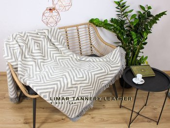 Koc bawełniany z frędzlami 1008-2