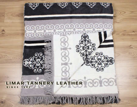 Koc bawełniany z frędzlami 1231-1