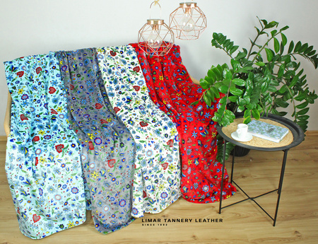 Koc MINKY POLAR błękitna łączka 150x200cm