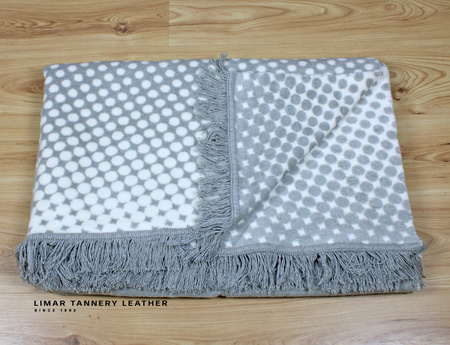 Koc bawełniany GROCHY kropki i kropeczki