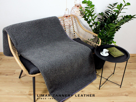 Koc wełniany TAMBLER SZARY