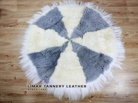 Dywan ze skór owczych