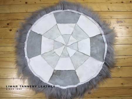 Dywan ze skór owczych