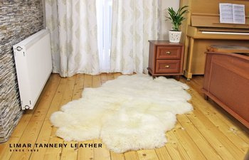 Dywan ze skór owczych CZWÓRKA