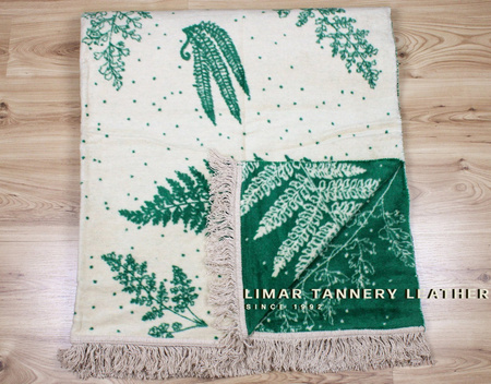 Koc bawełniany z frędzlami 1393-2