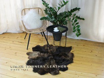 Dywan ze skór owczych 013d