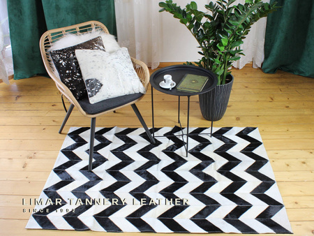 Dywan ze skór bydlęcych 015d