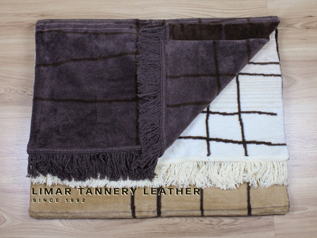 Koc bawełniany z frędzlami 1385-1