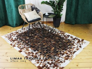 Dywan ze skór bydlęcych 08d