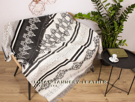 Koc bawełniany z frędzlami 1231-1