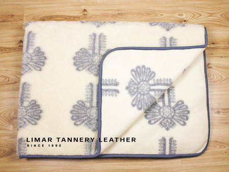 Koc wełniany PARZENICA SZARA