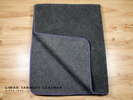 Koc wełniany TAMBLER SZARY