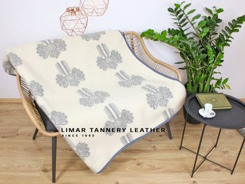 Koc wełniany PARZENICA SZARA