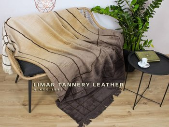 Koc bawełniany z frędzlami 1385-1