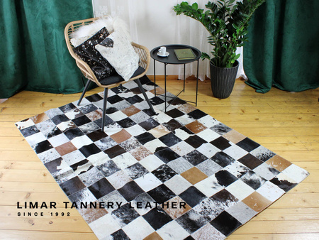 Dywan ze skór bydlęcych 010d