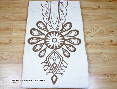 Koc bawełniany PARZENICA śmietankowo czekoladowa