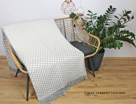 Koc bawełniany GROCHY kropki i kropeczki