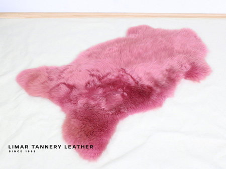 Skóra owcza MALINOWY RÓŻ 101