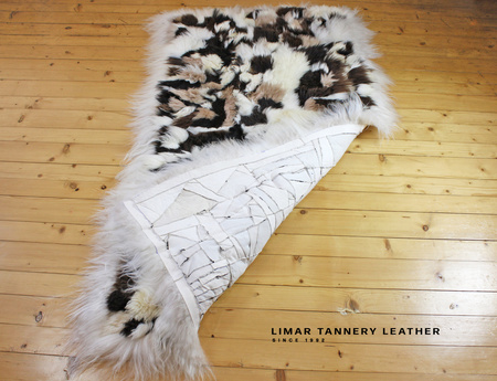 Dywan ze skór owczych d7