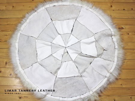 Dywan ze skór owczych